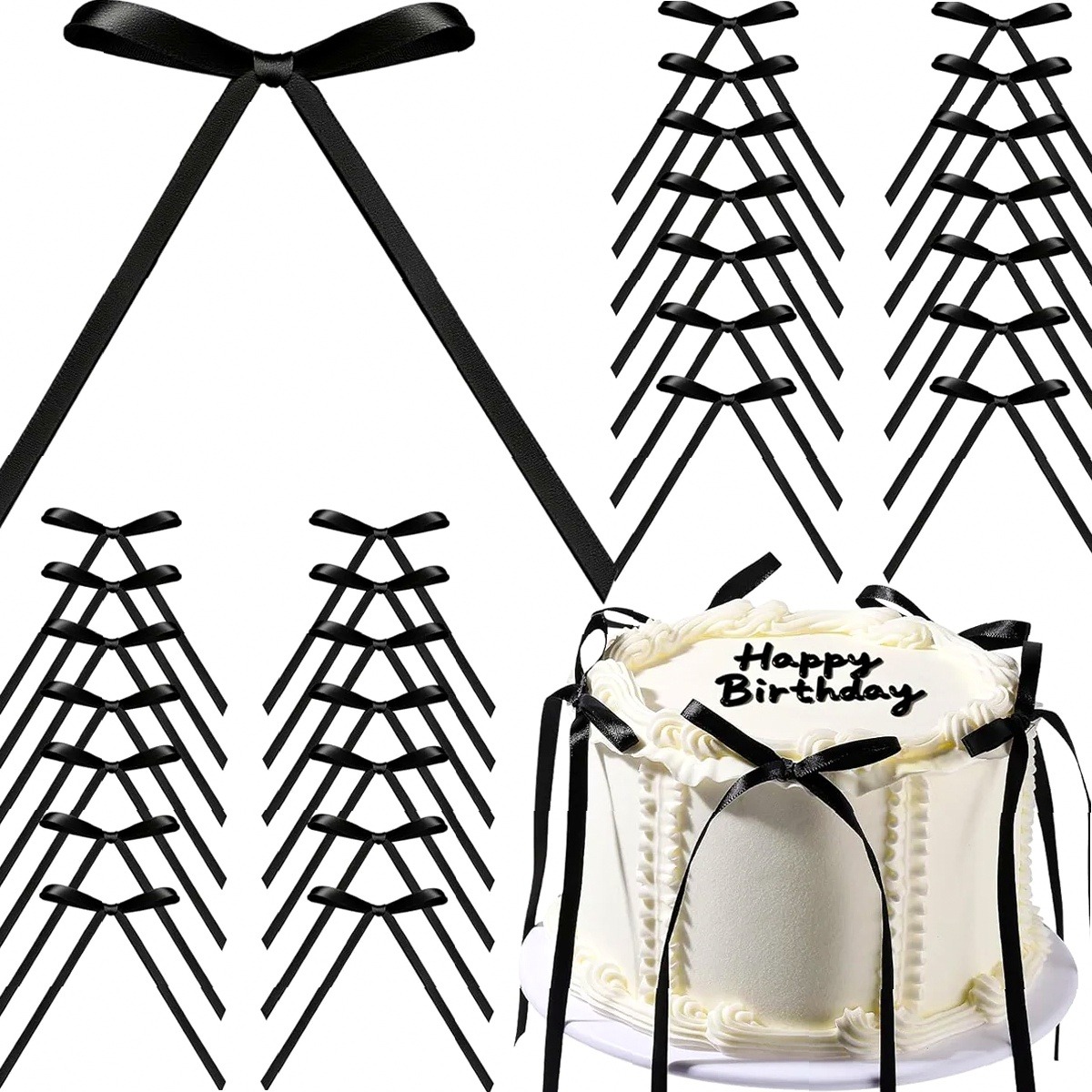 10 Stück/20 Stück Schwarze Sat – Bow Tie Pre Tied Bewertung und Preis