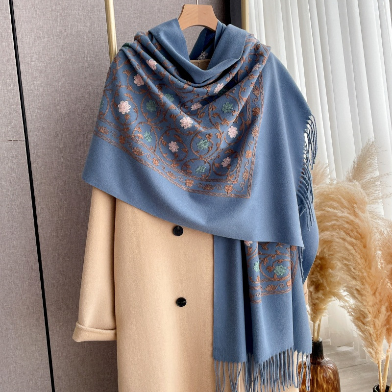 2023 neue Stickerei Kaschmir S – Woven Scarf Blanket Bewertung und Preis