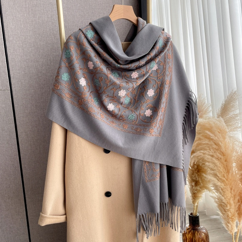 2023 neue Stickerei Kaschmir S – Woven Scarf Blanket Bewertung und Preis